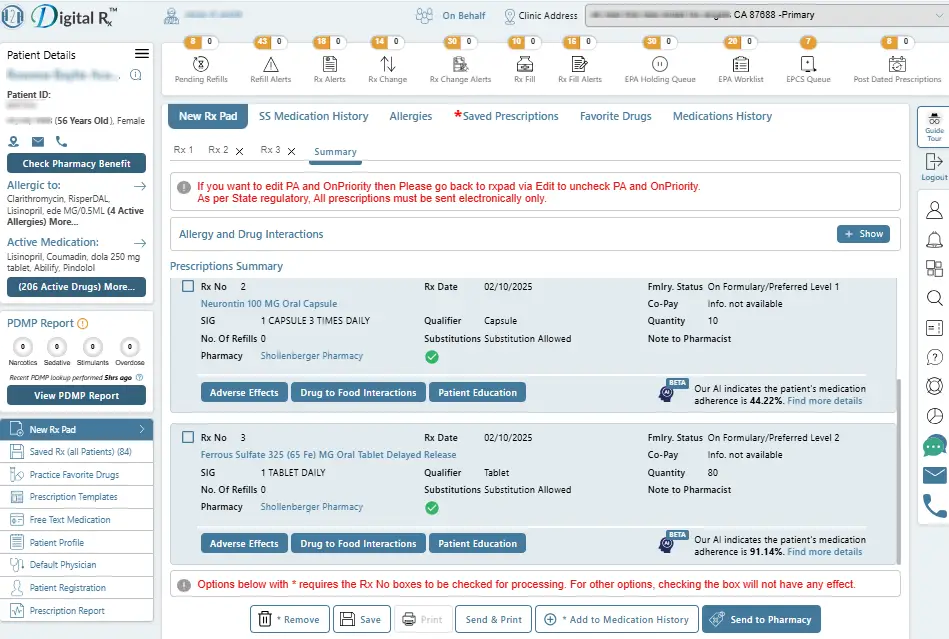 Medication adherence
