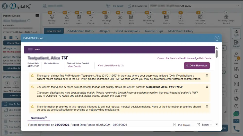 PDMP Compliance