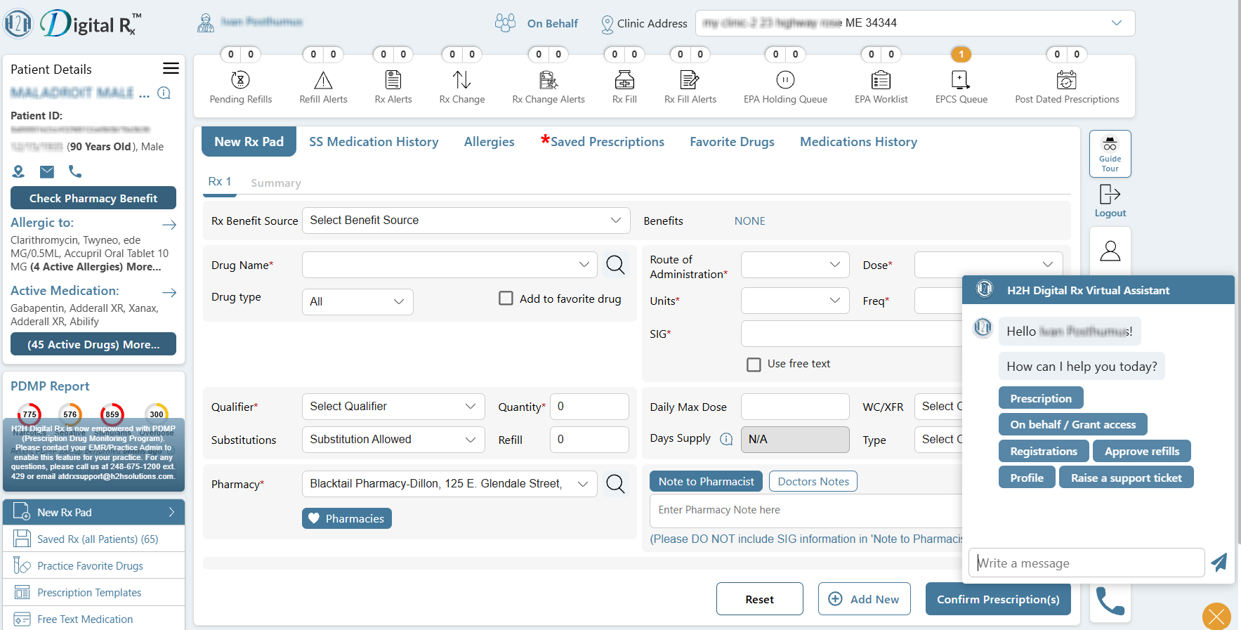 Virtual Assistant — product screenshot