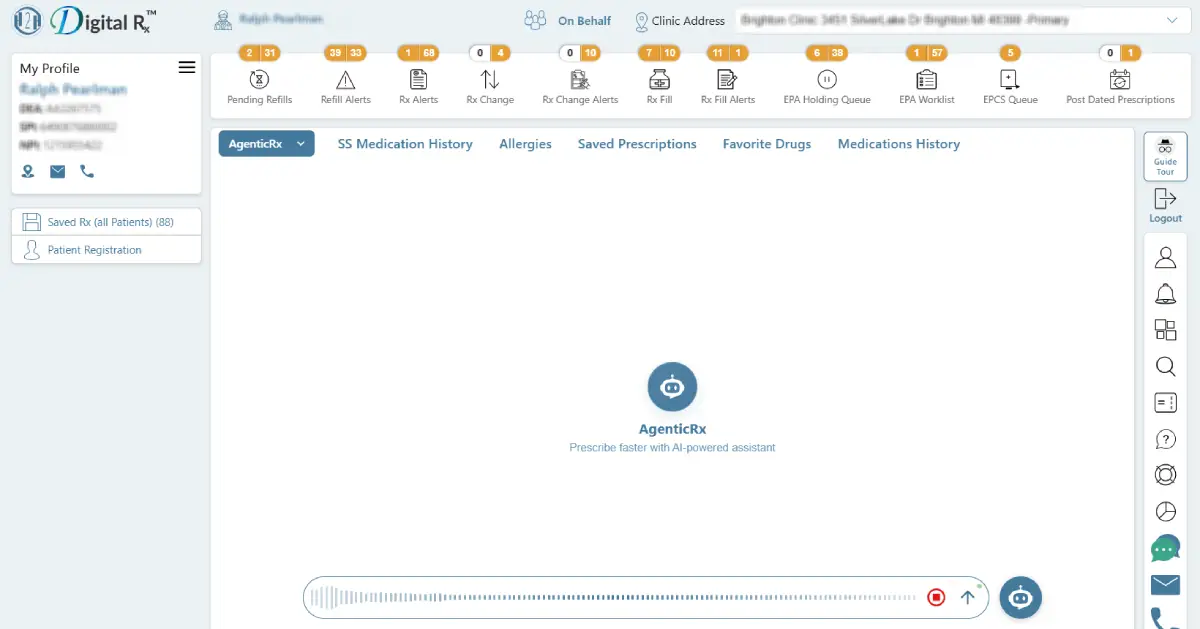 PrescribeAgent Chat & Voice AI